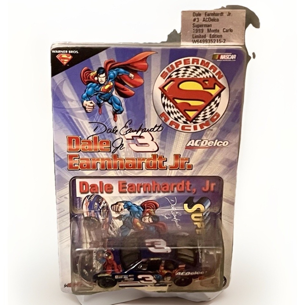 DALE EARNHARDT JR Superman Racing‎ NASCAR 3 Chevy 99 Monte Carlo 1/64 LTD